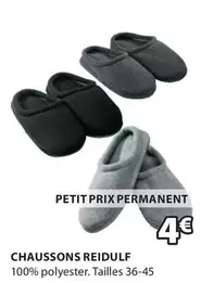 Chaussons Reidulf offre à 4€ sur JYSK