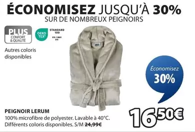 Peignoir Lerum offre à 16,5€ sur JYSK