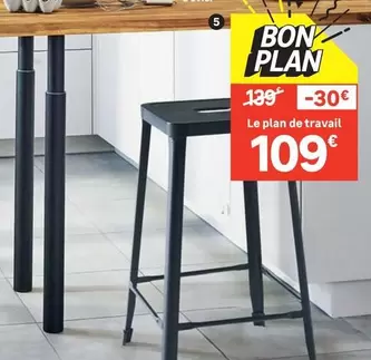 Le Plan De Travail offre à 109€ sur Leroy Merlin