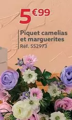 Piquet Camelias Et Marguerites