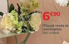 Piquet Roses Et Eucalyptus