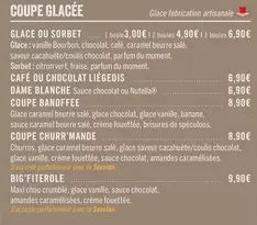 Glace Ou Sorbet offre à 3€ sur Les 3 brasseurs