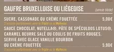 Gaufre Bruxelloise Ou Liégeoise offre à 5€ sur Les 3 brasseurs