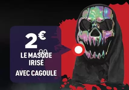 Le Masque Irisé Avec Cagoule