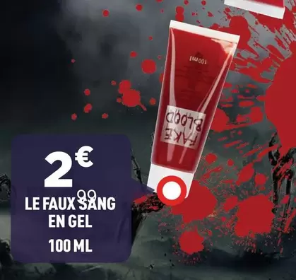 Le Faux Sang - En Gel