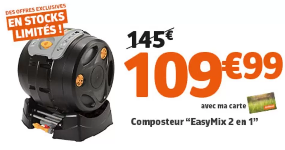 Composteur Easymix 2 En 1