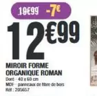 Miroir Forme Organique Roman