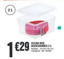 Clear Box Accessoires