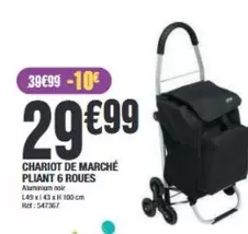 Chariot De Marche Pliant 6 Roues