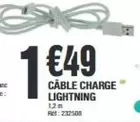 Câble Charge Lightning