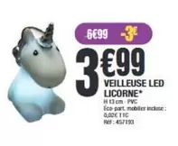 Veilleuse Led Licorne