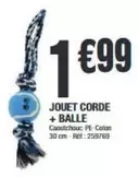 Jouet Corde + Balle