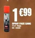 Spray Faux Sang