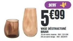 Bravi - Vase Déstructuré