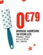 Brosse Adhésive 50 Feuilles