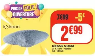 Kokoon - Coussin Shaggy