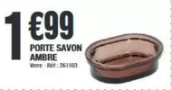 Porte Savon Ambre