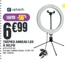 uptech - Trepied Anneau Led A Selfie