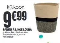 Panier A Linge Louna offre à 9,99€ sur La Foir'Fouille