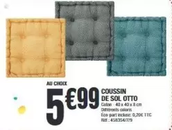 Coussin De Sol Otto