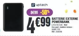 uptech - Batterie Externe Powerbank