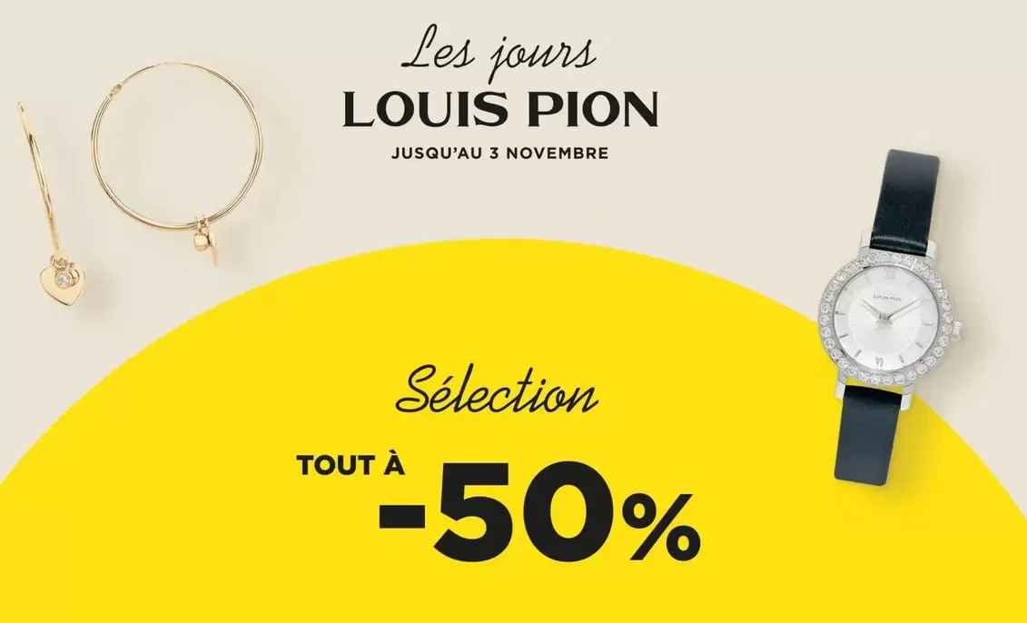 Sélection offre sur Louis Pion