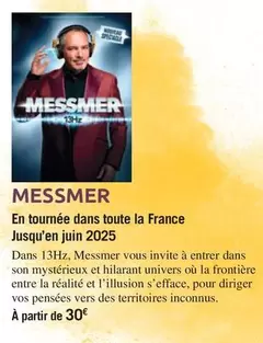 Messmer offre à 30€ sur Carrefour Contact