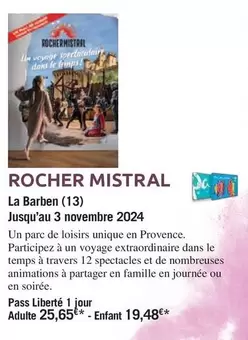 Mistral - Rocher offre sur Carrefour Contact