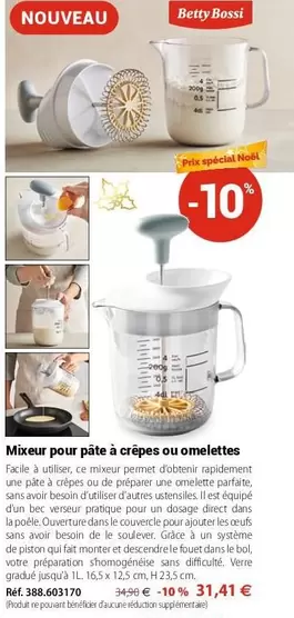 Mixeur Pour Pâte À Crêpes Ou Omelettes offre à 31,41€ sur Mathon