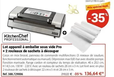 Kitchenchef Professional offre à 136,64€ sur Mathon