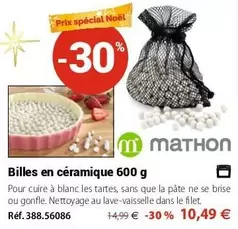 Mathon - Billes En Céramique offre à 10,49€ sur Mathon