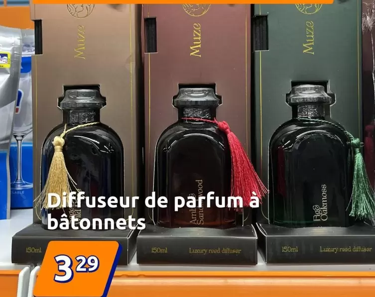 Diffuseur De Parfum A Batonnets offre à 3,29€ sur Action