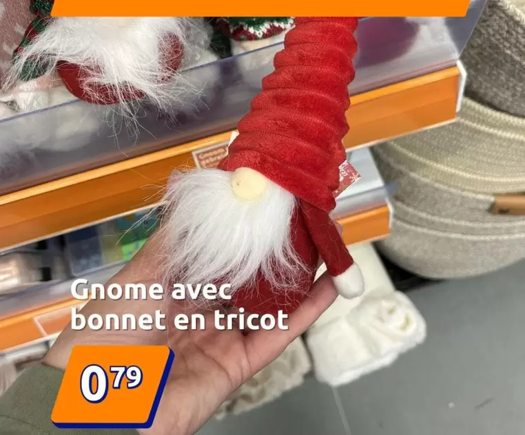 Gnome Avec Bonnet En Tricot offre à 0,79€ sur Action