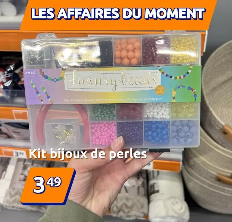 Kit Bijoux De Perles offre à 3,49€ sur Action