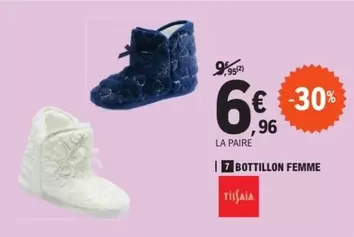 Bottillon Femme offre à 6,96€ sur E.Leclerc