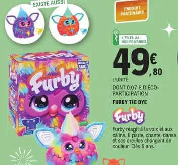 Furby Tie Dye offre à 49,8€ sur E.Leclerc