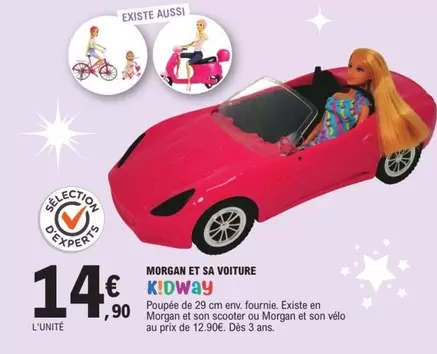 Kidway - Morgan Et Sa Voiture offre à 14,9€ sur E.Leclerc