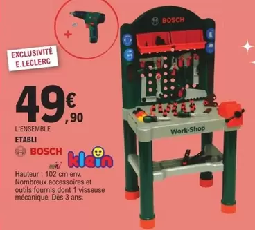 E.Leclerc - Etabli offre à 49,9€ sur E.Leclerc