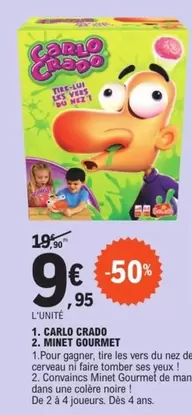 Carlo Crado 2. Mnet Gourmet offre à 9,95€ sur E.Leclerc