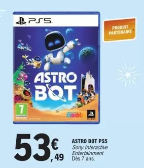 Sony - Astro Bot PS5 offre à 53,49€ sur E.Leclerc