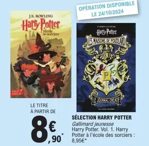 Selection Harry Potter offre à 8,9€ sur E.Leclerc