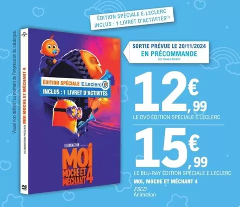 E.Leclerc - Le Blu-ray Edition Spécial E Electrico offre à 12,99€ sur E.Leclerc