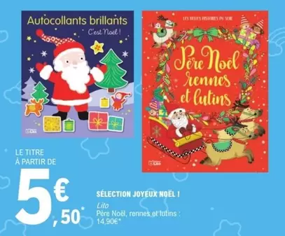 Selection Joyeux Noël! offre à 5,5€ sur E.Leclerc