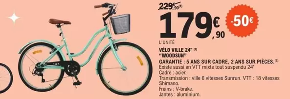 Shimano - Vélo Viue X4 offre à 179,9€ sur E.Leclerc