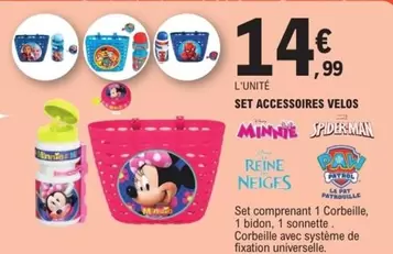 Minnie - Set Accessoires Velos offre à 14,99€ sur E.Leclerc