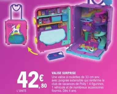 Valise Surprise offre à 42,8€ sur E.Leclerc