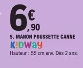 Manon -  Poussette Canne offre à 6,9€ sur E.Leclerc