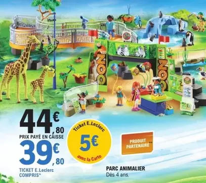 E.Leclerc - Parc Animalier offre à 44,8€ sur E.Leclerc