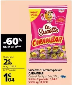 Carambar - Sucettes "Format Spécial"