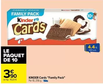 Kinder - Cards "family Pack"